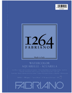 Fabriano 1264 Watercolor Pad 140lb 30 Sheet