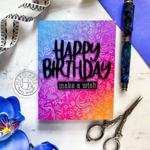 Hero Arts Stamp & Cut XL Birthday (DC287)