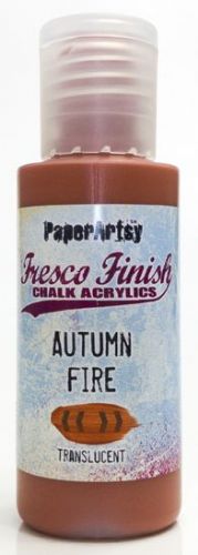 PaperArtsy Fresco Finish Chalk Acrylics Autumn Fire Translucent (FF34)