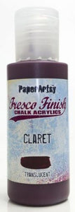 PaperArtsy Fresco Finish Chalk Acrylics Claret Translucent (FF31)