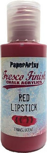 PaperArtsy Fresco Finish Chalk Acrylics Red Lipstick Translucent (FF160)