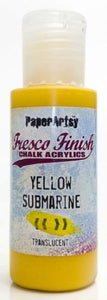 PaperArtsy Fresco Finish Chalk Acrylics Yellow Submarine Translucent (FF73)