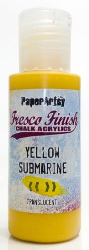 PaperArtsy Fresco Finish Chalk Acrylics Yellow Submarine Translucent (FF73)