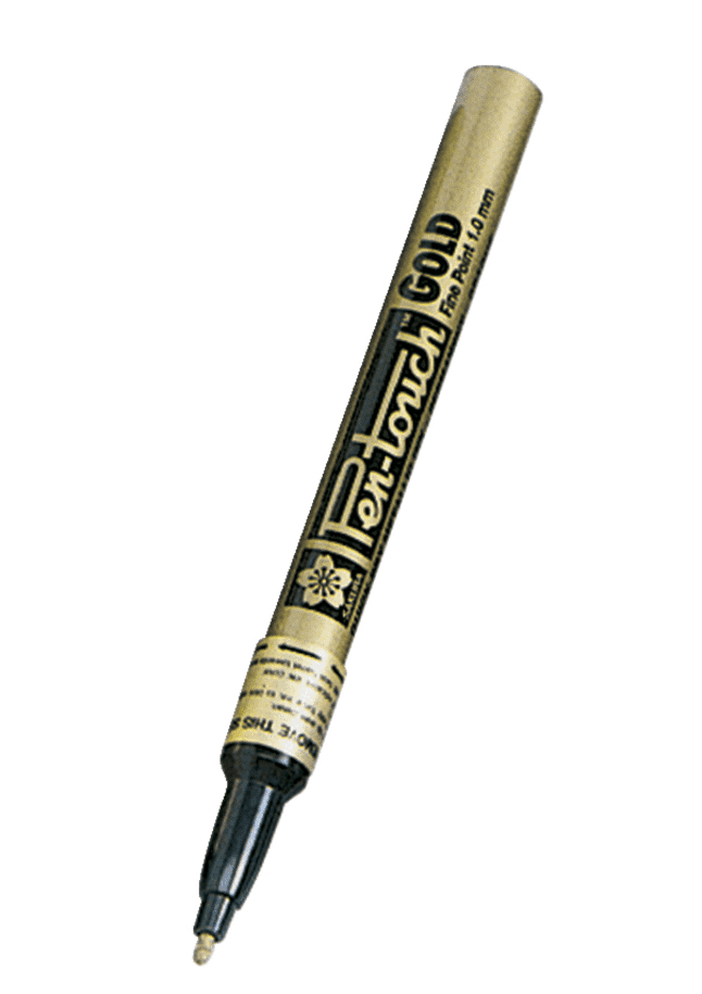Pen-touch Gold Paint Pen Fine 1.0 mm