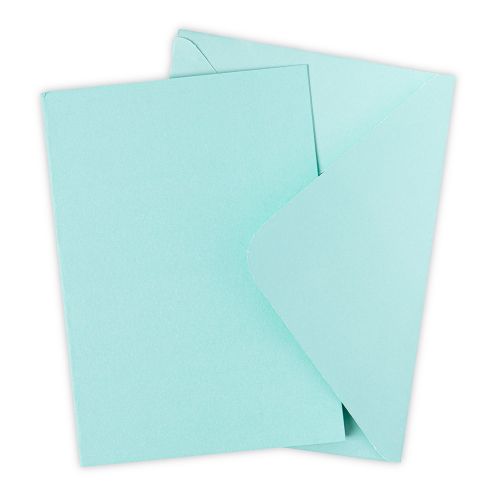 Sizzix Surfacez  A6 Card & Envelope Pack Mint Julep (664827)