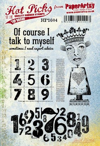 PaperArtsy Stamp Set Of Course I Talk to Myself (HP1604)