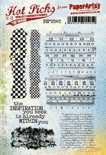 PaperArtsy Eclectica3 Stamp Set The Inspiration You Seek (HP2202EZ)