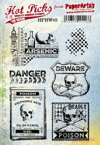 PaperArtsy Stamp Set Hot Picks Danger (HPHW05)
