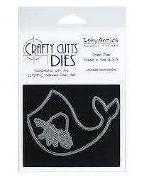Inky Antics Rubber Stamps Crafty Cutts Dies - Coordinates with the 11489MC Mermaid Clear Set (IAD-026)
