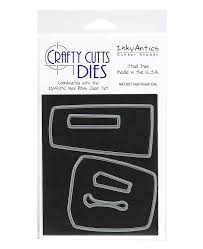Inky Antics Rubber Stamps Crafty Cutts Dies - Coordinates with the 11490MC Nail Polish Clear Set (IAD-027)