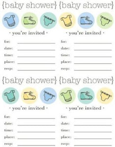 SRM Stickers We've Got Your Invite Baby Shower Boy (56002)