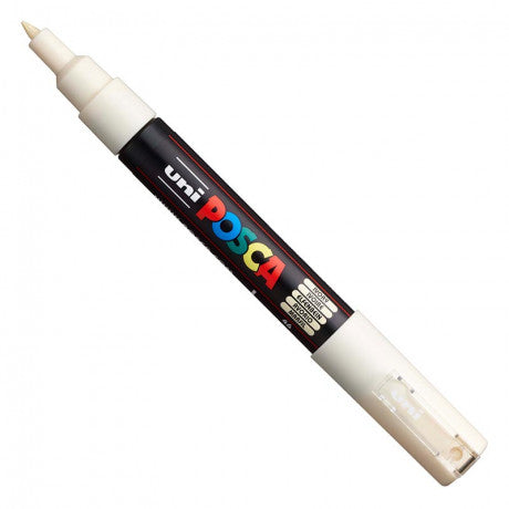 Posca Paint Marker 0.7mm Bullet Shaped Ivory PC-1M (P46)