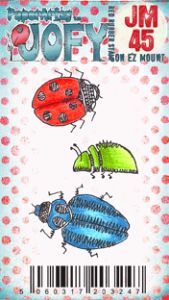 PaperArtsy Mini Stamp Set Bugs designed by JOFY (JM45)