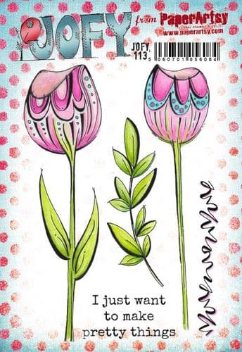 PaperArtsy Rubber Stamp Set designed by Jo Firth-Young (JOFY113)