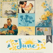 Load image into Gallery viewer, Authentique The Calendar Collection- June Paper Pack (CAL054)
