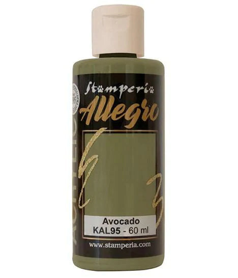 Stamperia Allegro Acrylic Paint Avocado (KAL95)
