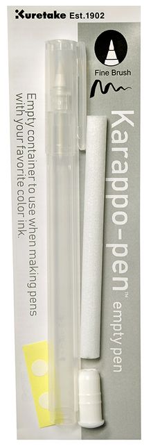 Kuretake Karappo-pen Empty Pen Fine Brush Tip (ECF060-402)