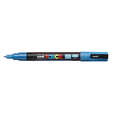 Posca Glitter Marker 0.9-1.3mm Bullet Shaped Light Blue PC-3ML