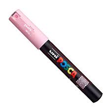 Posca Paint Marker 0.7mm Bullet Shaped Light Pink PC-1M (P51)