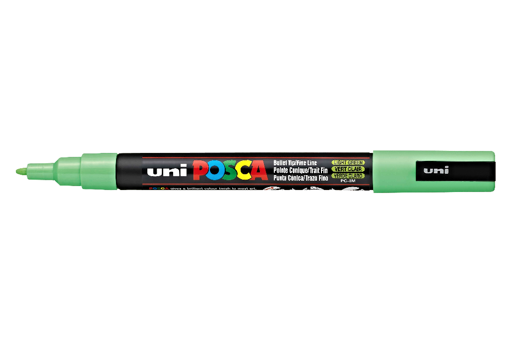 Posca Paint Marker 0.7mm Bullet Shaped Light Green PC-1M
