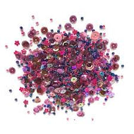 Buttons Galore & More Sequins & Bead Mixed Berry Patch (LL621)