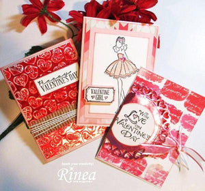 Rinea Love Foiled Paper Variety Pack (CP12V-LUV)