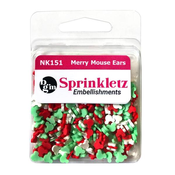Buttons, Galore & More Sprinkletz Merry Mouse Ears (NK151)