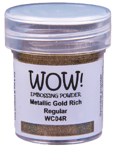 WOW! Embossing Powder Metallic Gold Rich Regular (WC04R)