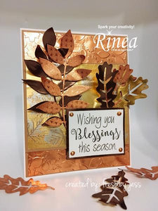 Rinea Metallics Foiled Paper Variety Pack (CP12V-MTL)