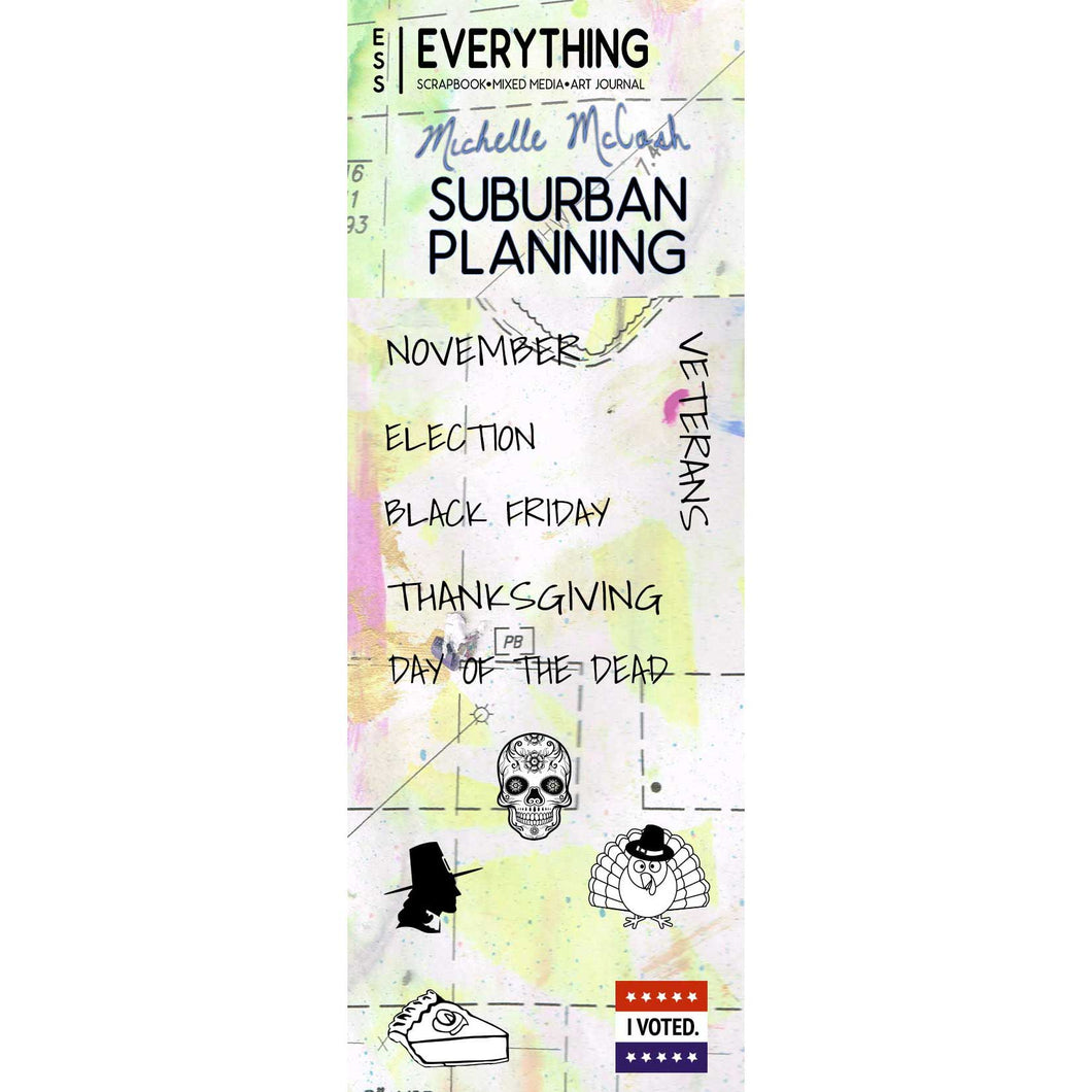 Suburban Planning Planner Stamp Set by Michelle McCosh November