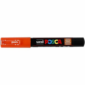 Posca Paint Marker 0.7mm Bullet Shaped Orange PC-1M (P04)