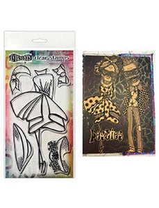 Dylusions Couture Clear Stamp Walk In The Park (DYB78401)