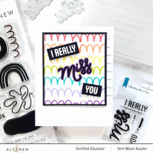 Load image into Gallery viewer, Altenew Stamp &amp; Die Set I Really Miss You (ALT6257)
