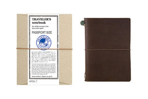 Traveler's Company Passport Size Leather Cover Brown (15027-006)