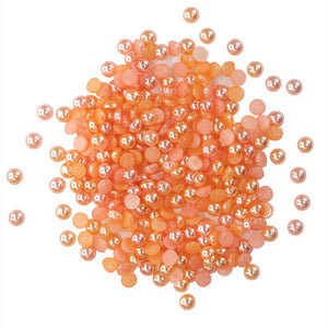 BGM Half Pearlz Embellishments Peach (HPZ110)