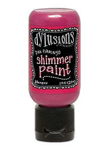 Dylusions Shimmer Paint Pink Flamingo, 1oz - DYU81449