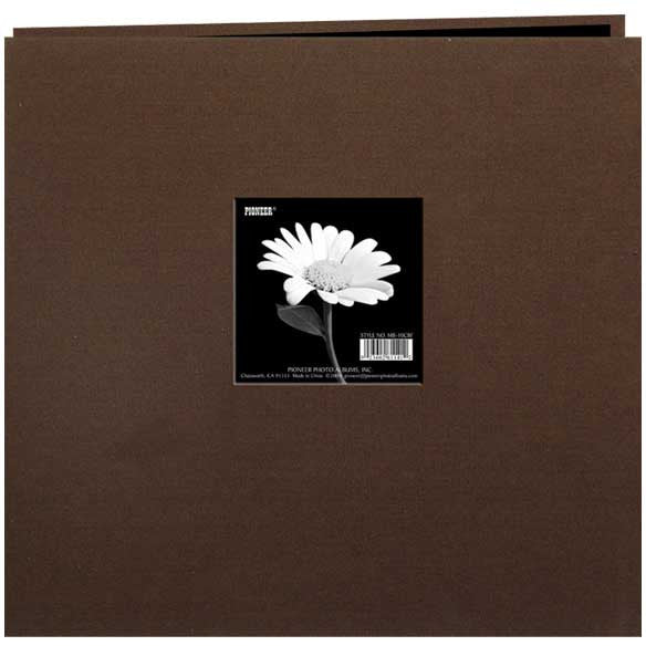 Pioneer Photo Albums E-Z Load 12x12 Memory Book Chocolate Brown (MB-10CBFE/CB)
