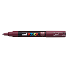 Posca Paint Marker 0.7mm Bullet Shaped Red Wine PC-1M (P33)