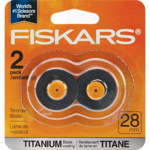 Fiskars Titanium Blades 2 Pack 28mm