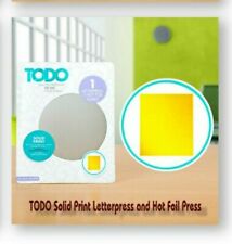 ToDo Letterpress/Hot Foil Plates- Solid Print (140470)