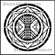 Load image into Gallery viewer, StencilGirl Products - Gwen Lafleur Art Deco Medallion Stencil S454

