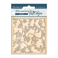 Stamperia Decorative Chips Sir Vagabond in Japan Collection Texture (SCB91)