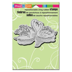 Stampendous Cling Swan Pair (CRP251)