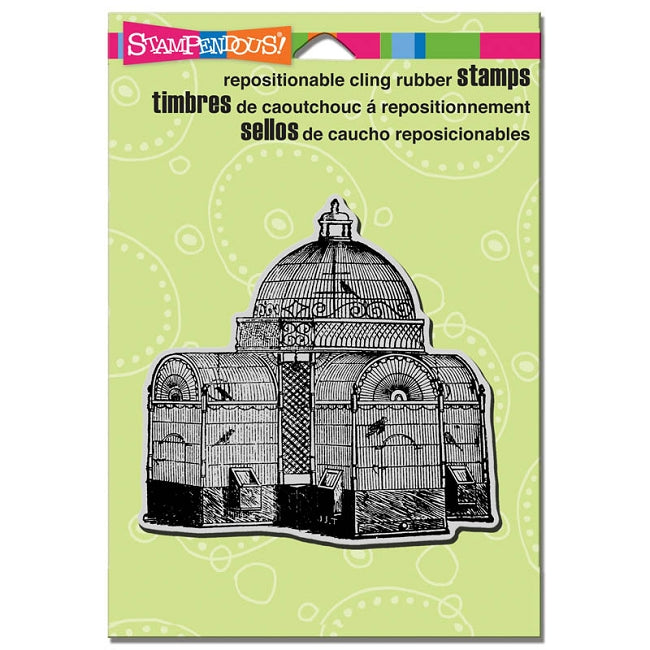 Stampendous Cling Rubber Stamp Bird Manor (CRW073)
