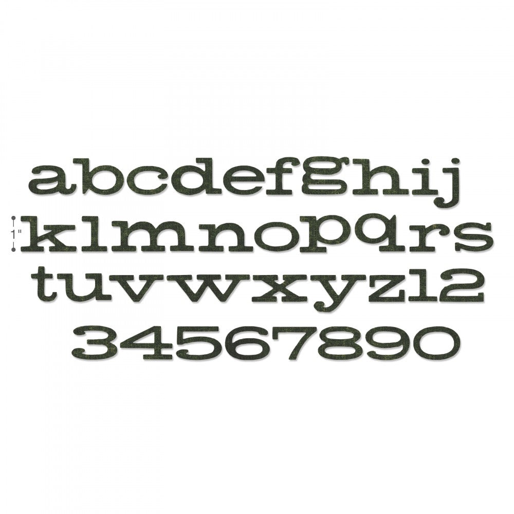 Sizzix Bigz XL Alphabet Die Storybook by Tim Holtz (662430