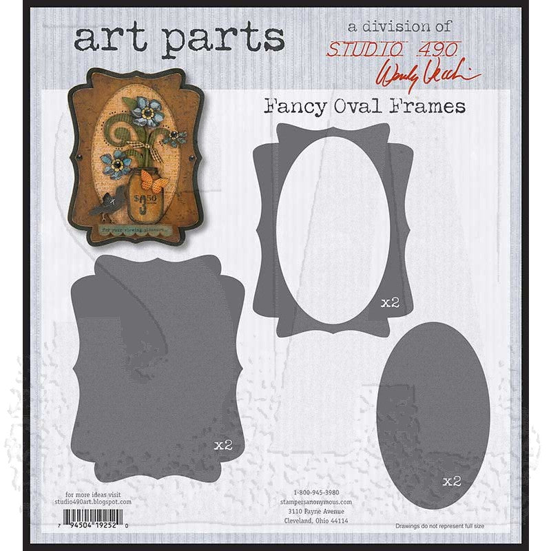 Wendy Vecchi Studio 490 Art Parts Fancy Oval Frames (9459419252)