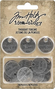 Tim Holtz idea-ology Thought Tokens (TH94024)