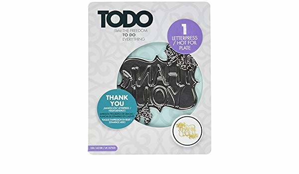 ToDo Letterpress/Hot Foil Plates- Thank You (142188)