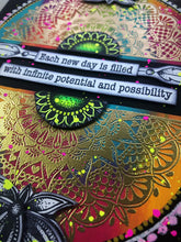 Load image into Gallery viewer, PaperArtsy Rubber Stamp Set Half Mandala designed by Tracy Scott (TS051)
