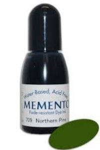 Memento Fade-Resistant Dye Ink 709 Northern Pine Re-Inker